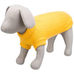 Trixie Stickad Pullover För Hunddesign Kenton Gul